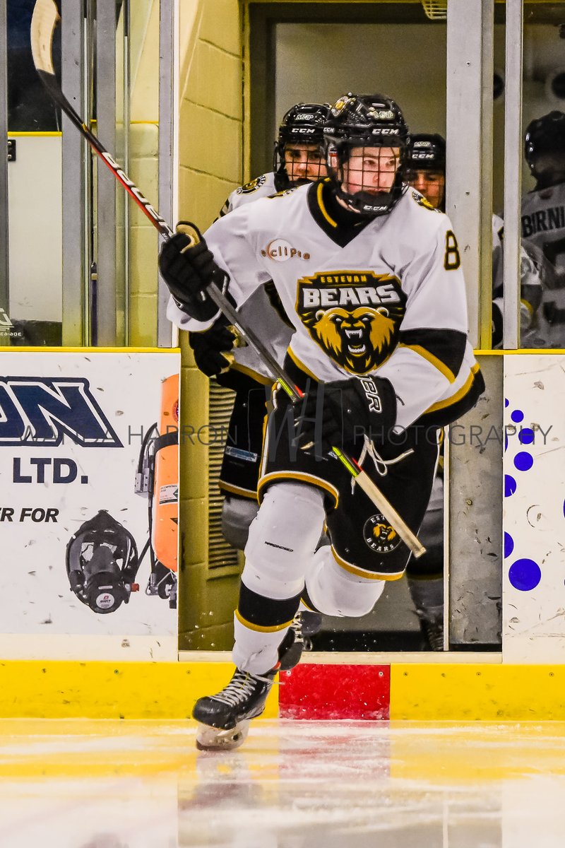 GOOD LUCK to Boston Harkeness, who's making his SJHL debut tonight for the Melville Millionaires!! #GoBearsGo