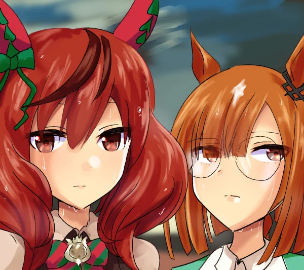 ネイチャちゃんとイクノちゃん #ウマ娘 