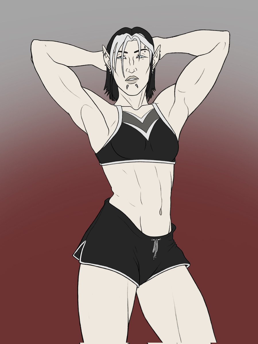 Shieldtheyden's tweet photo. @Omegasama_art Congrats on 6k!! Here's my vampire fighter/rogue Taliana. https://t.co/8OwMHLkpc7