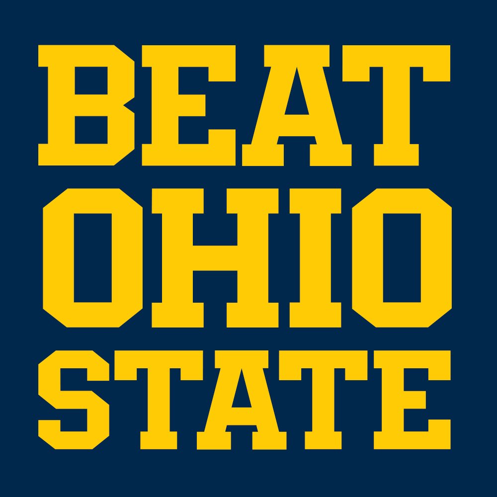 What else is there to say? #BeatOSU #GoBlue
