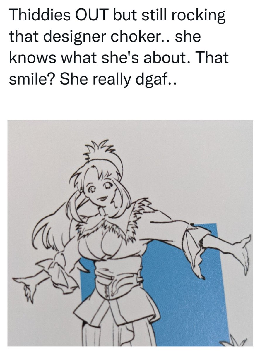 every time I see this concept art of Pauline I think of the thiccorita post
#fatamoru