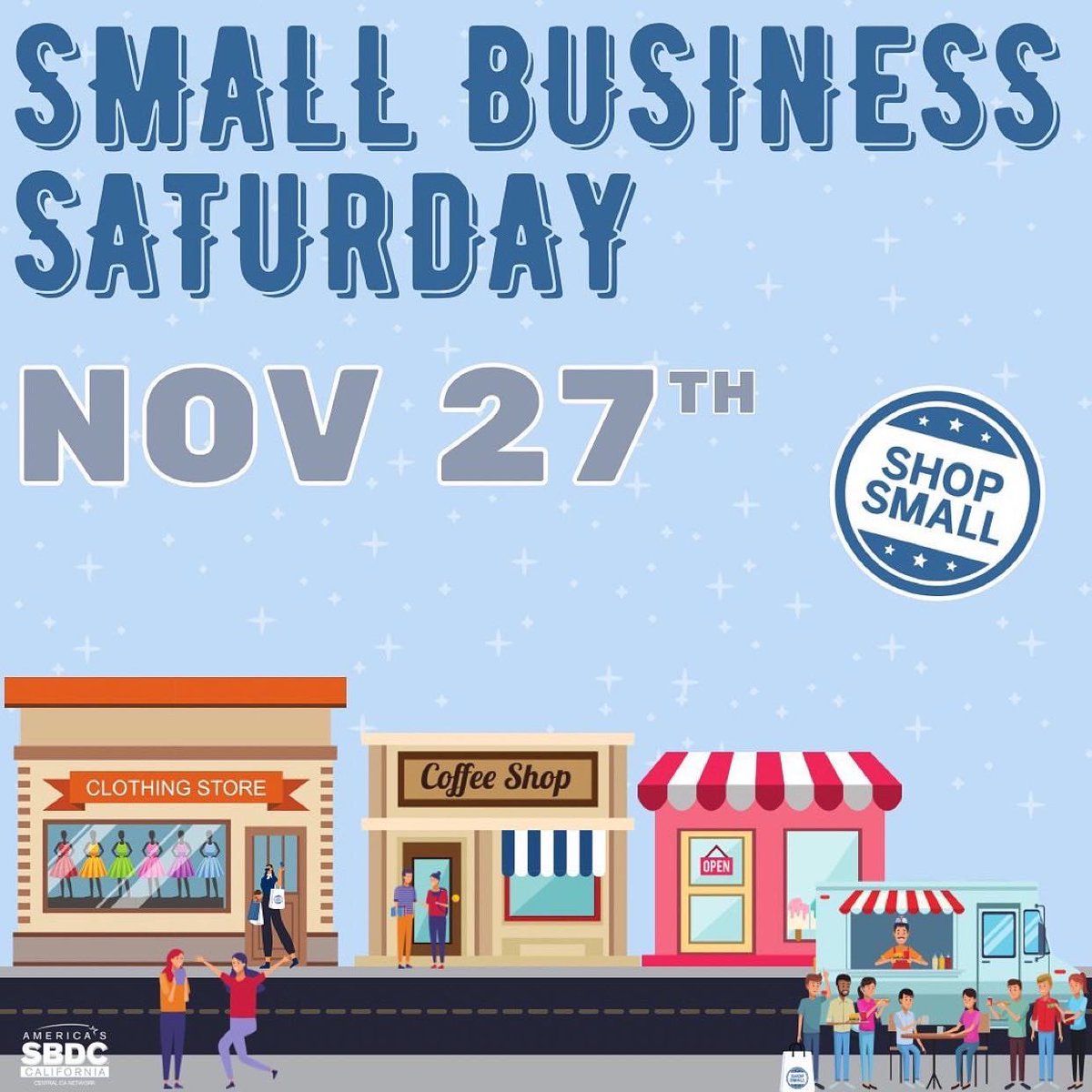 VCSBDC's tweet photo. #SmallBusinessSaturday is tomorrow! Which local businesses are you planning on supporting? Tag them below 👇 #ValleyCommunitySBDC https://t.co/v5FfxOjvmw