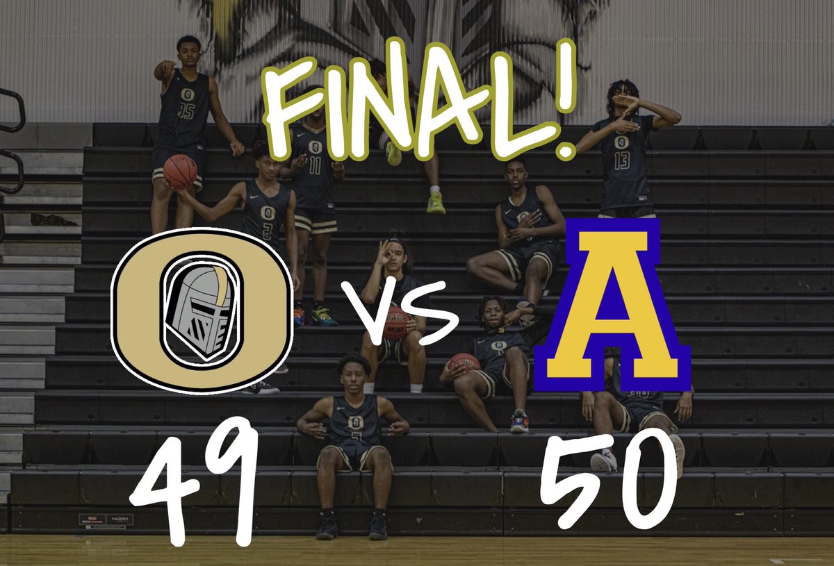 OcoeeBball's tweet photo. Ocoee Knights lose a tough one 50-49 to @AHSbloodhounds to drop to 1-2 on the season.

Justynn Thomas (@JustynnThomas3) | 5’11” 2024 | 10P 7R

Jayvyn Thomas (@JayvynThomas) | 6’4” 2023 | 10P 2R

Ty Lloyd (@TyTheGuy704) | 6’5” 2022 | 8P 4R *3 Charges Taken

Next: Edgewater 11/30 https://t.co/cg4ehbI3JI