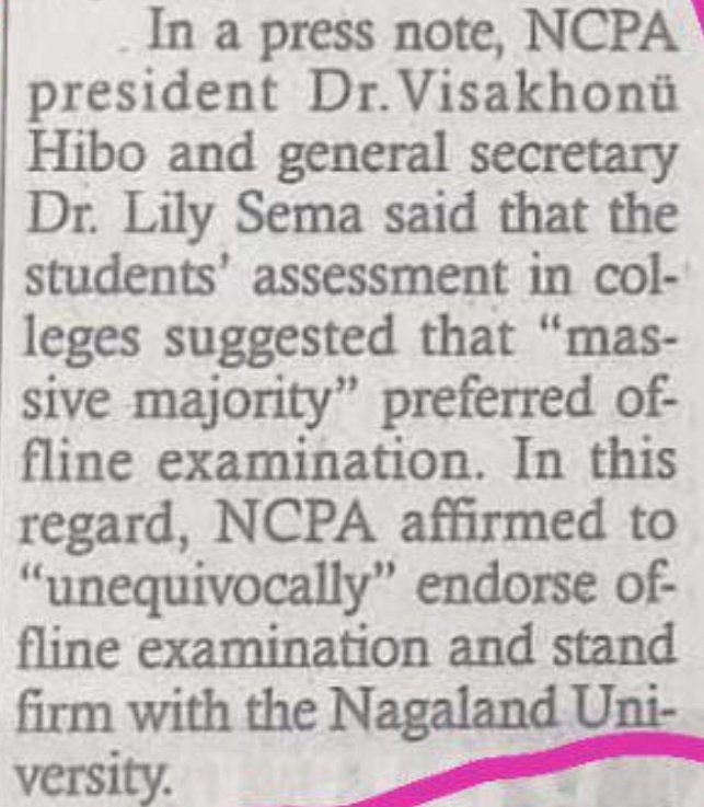 Shingmei4's tweet photo. A Big Lie...!!
@NewsNltv
@NagalandUniv
@dimapur24x7
@AlongImna
@morungexpress05
@hornbilltv
#StudentsAgainstNUOfflineExam https://t.co/tQ8hGUhAGg