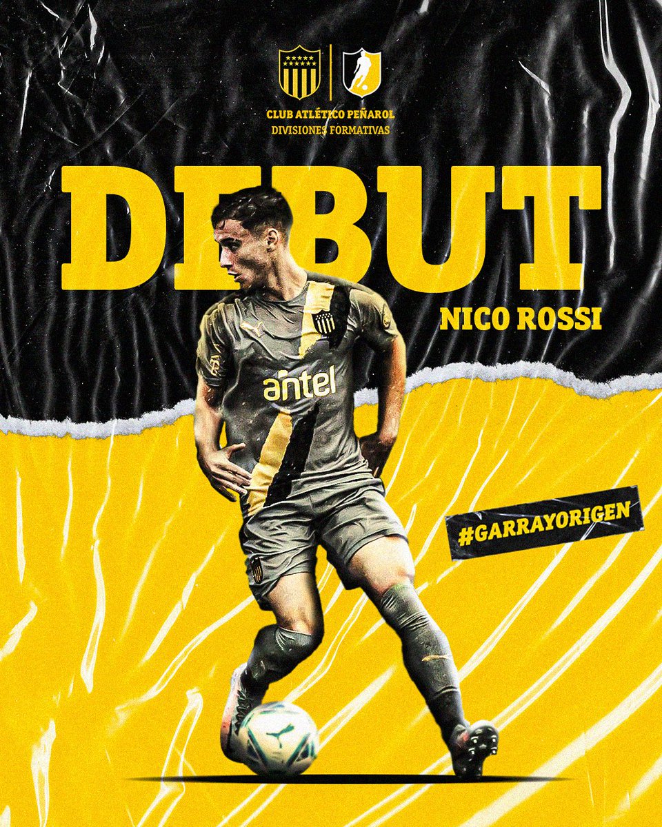 Queremos felicitar y desearle exitos  a <a href="/20nicorossi02/">Nico</a> por su debut en en el primer equipo de <a href="/oficialCAP/">PEÑAROL</a>.

👏 ¡𝗙𝗲𝗹𝗶𝗰𝗶𝘁𝗮𝗰𝗶𝗼𝗻𝗲𝘀, 𝗡𝗶𝗰𝗼! 🙌