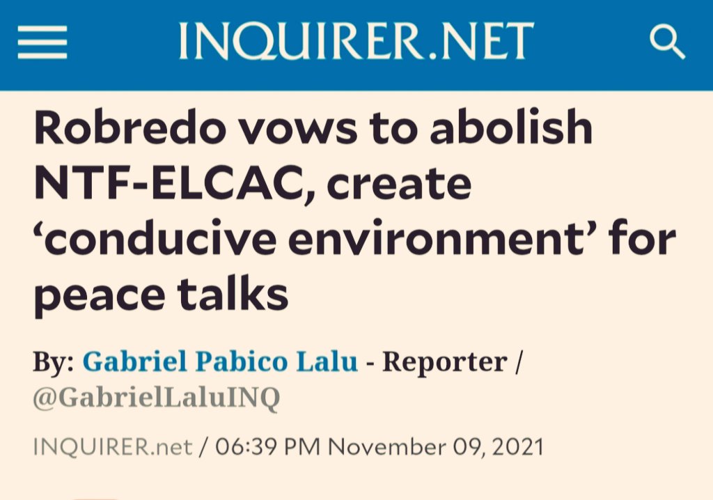 pinoyanghang's tweet photo. LABAN o BAWI?

Look, someone makes a 180° turn in a matter of days:

‣ Nov. 09, 2021 - Vows to ABOLISH NTF-ELCAC

‣ Nov. 12, 2021 - Reiterates call for NTF-ELCAC ABOLITION

‣ Nov. 26, 2021 - Suddenly supports mandate &amp; functions of NTF-ELCAC, gives assurance to the military https://t.co/7hOA30kerW
