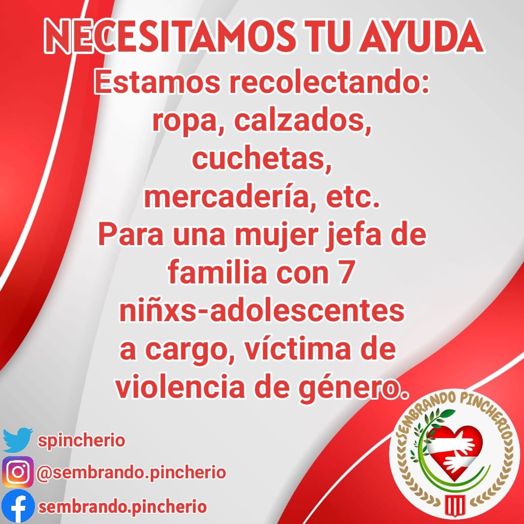 SPincherio's tweet photo. Ellxs nos necesitan!!!
Estamos acompañando a la familia, podes colaborar escribiendonos mp. Todo suma!!
🇦🇹Sigamos sembrando juntxs🇦🇹🌱🦁✊🏿💜 https://t.co/s4qHcII5cD