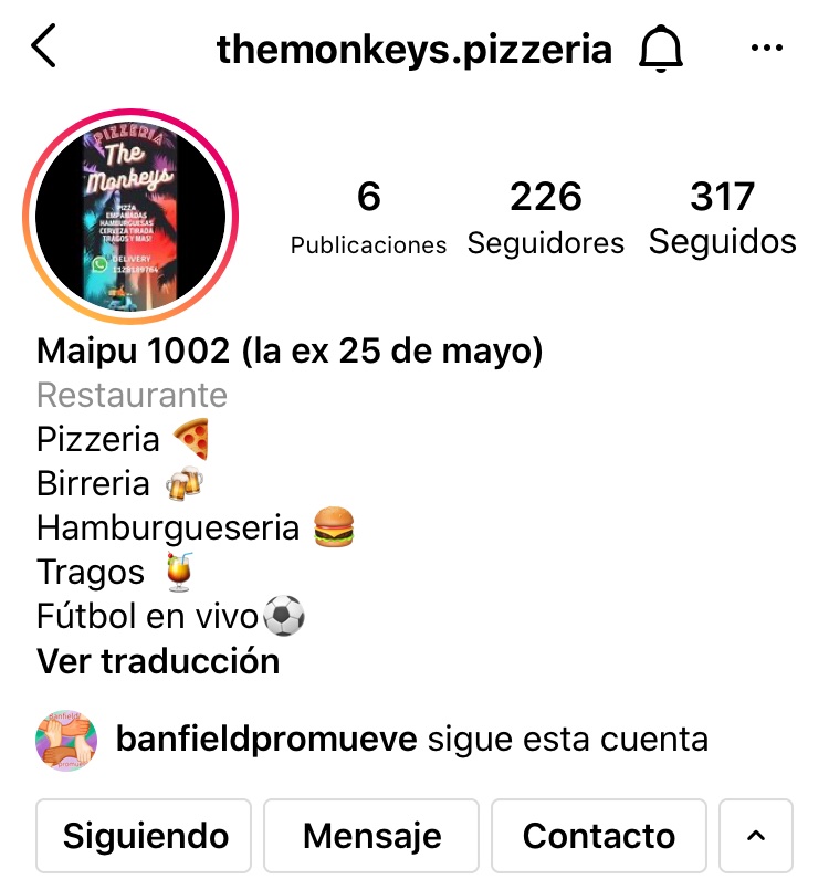 BanfieldPromuev's tweet photo. NUEVO COMERCIO GASTRONÓMICO EN DONDE FUNCIONABA EL “ALMACÉN 25 DE MAYO “DE CALLE MAIPU
Nuevos inquilinos del histórico edificio de Maipu y Capdevila(año 1905,flia Petinatti)
WhatsApp 1128189764
(precios noviembre2021)
IG @themonkeys.pizzeria

#banfield #pizzeria #pizza https://t.co/cVne9GfXcR