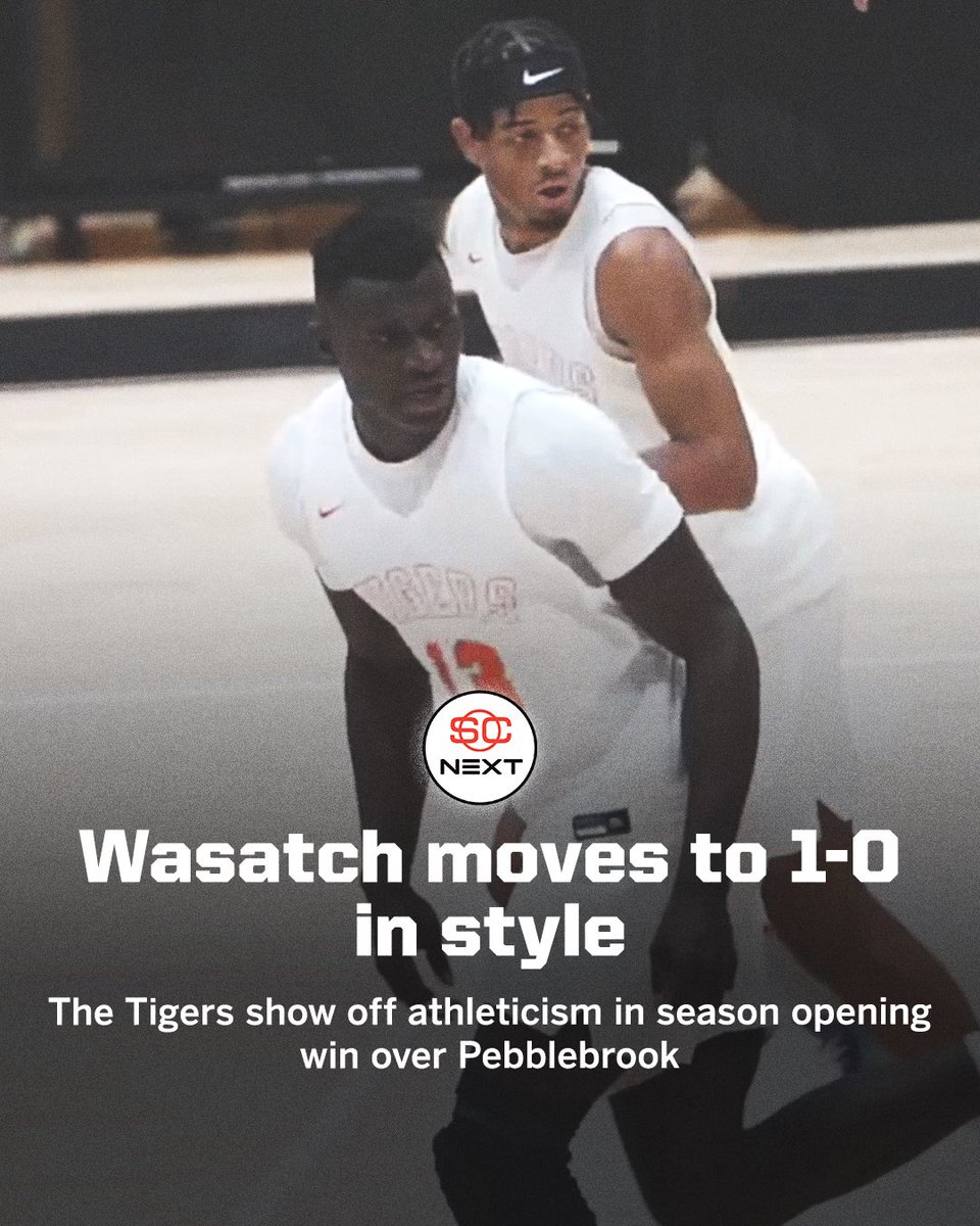 High flying Tigers! 🐅✈️ Wasatch wins 62-55 at Hoopsgiving in ATL with Ohio State commit Roddy Gayle Jr. leading the way with 18 points #ATLHoopsgiving