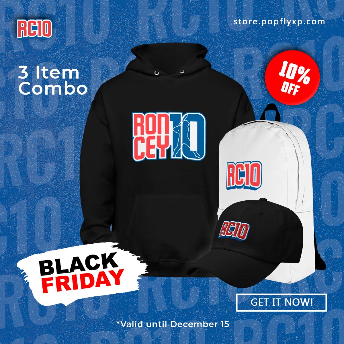 PopFlyXP's tweet photo. 10% Off! #BlackFriday is Here!

Get the new gear from #RONCEY !

Buy Here: https://t.co/cAQrYQ2LwM

#RonCey10 #BaseballFans #DodgersFans #Dodgers #DodgersNation https://t.co/zeBiJANyOk