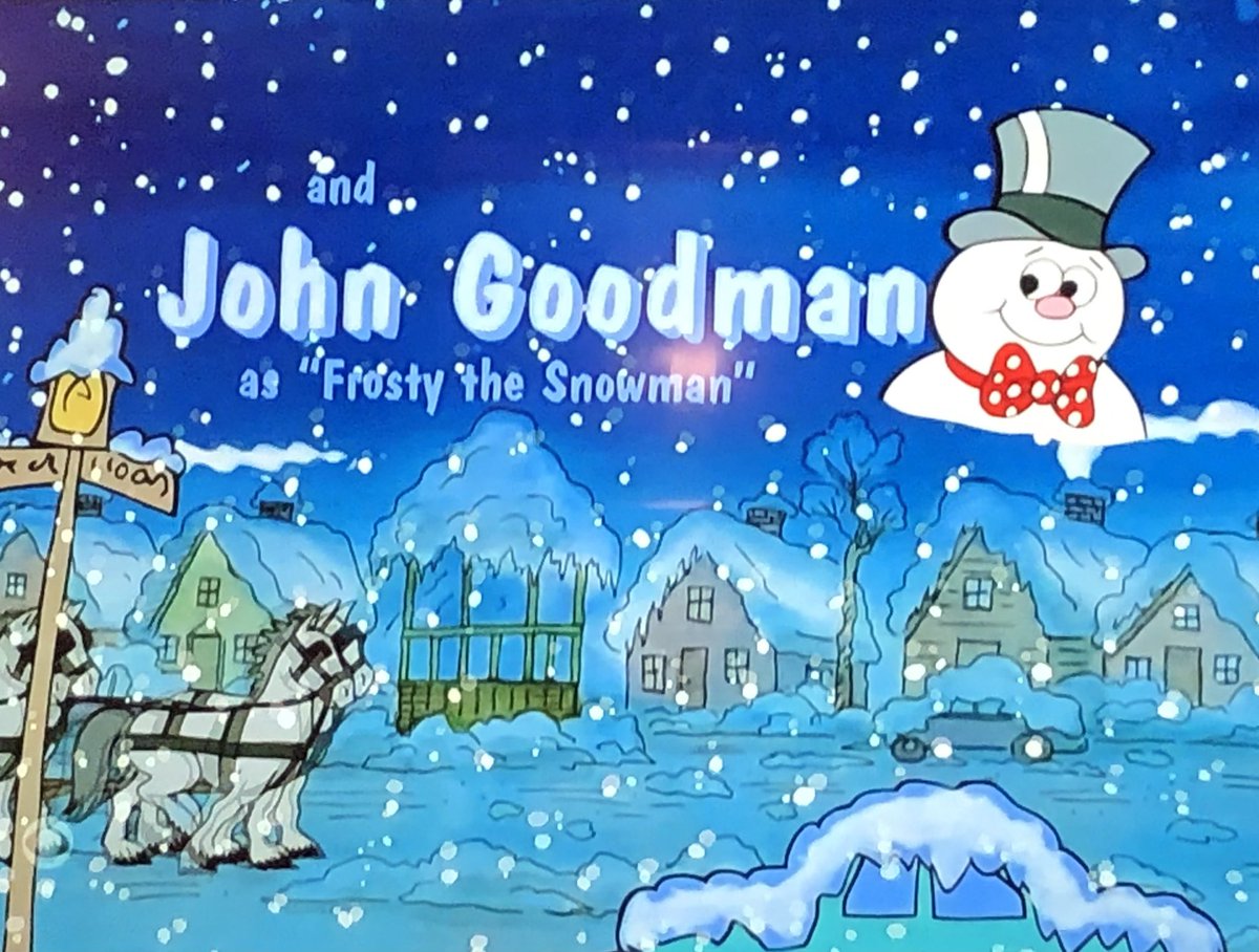 RishiBarran's tweet photo. The most underrated show of the Christmas season:  Frosty Returns with Walter Sobchak #LetThereBeSnow #FrostyReturns https://t.co/blZk6Tk0dW