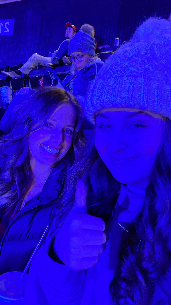 laneyhmitchell's tweet photo. Just trying to get on the jumbotron #cbj https://t.co/gV7s2QYhoN