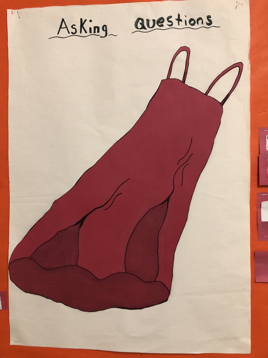 Ruby73682222's tweet image. Inspired by the book “If I Go Missing” by Brianna Jonnie and the Redress project by Jaime Black, my students, Grade 7/8, came up with some relevant questions, that we need to be asking ourselves, our government! @IonviewPS @LC3_TDSB @tdsb