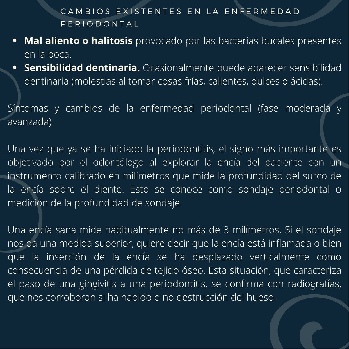 CesarPiene's tweet image. cambios existentes en la enfermedad periodontal y  clasificación de bolsas periodontales. 
@LuisMohl