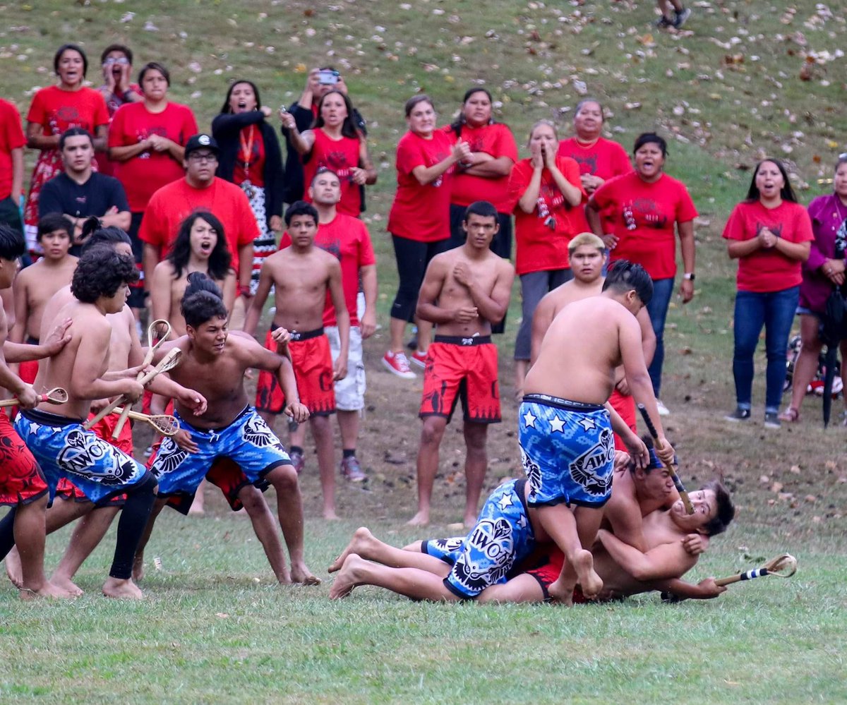 Braves's tweet photo. .@TruistPark has hosted baseball, football, concerts, a ski jump, and more.

Tomorrow, we host “Cherokee Traditions at Truist Park,” featuring the game of stickball. 

Join us for what will be a memorable and fun day: https://t.co/KgaBFZAzI7 https://t.co/AMR2TjyZ0D
