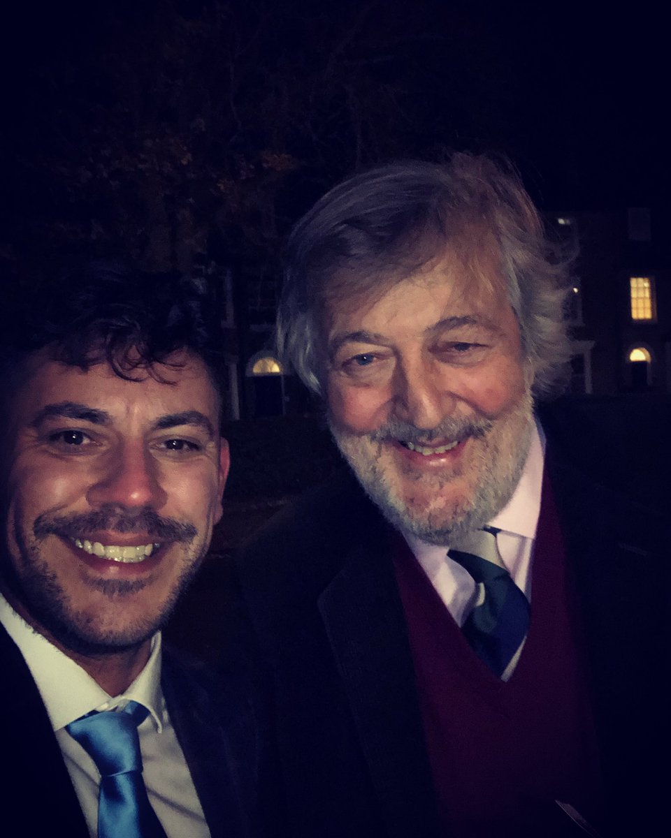 Great to meet @stephenfry today to talk about @advice_lads #mentalhealth #connectedness #belonging #malesuicide and #bipolar A thoroughly thoughtful and impressive man as expected