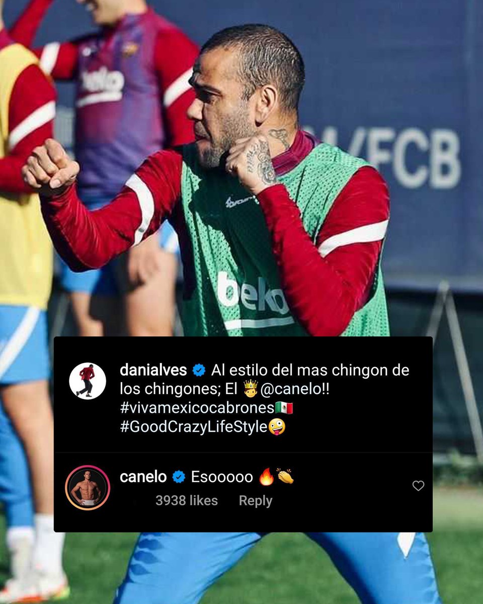 ⚽  <a href="/DaniAlvesD2/">Daniel Alves</a> 🤝  <a href="/Canelo/">Canelo Alvarez</a>  🥊
