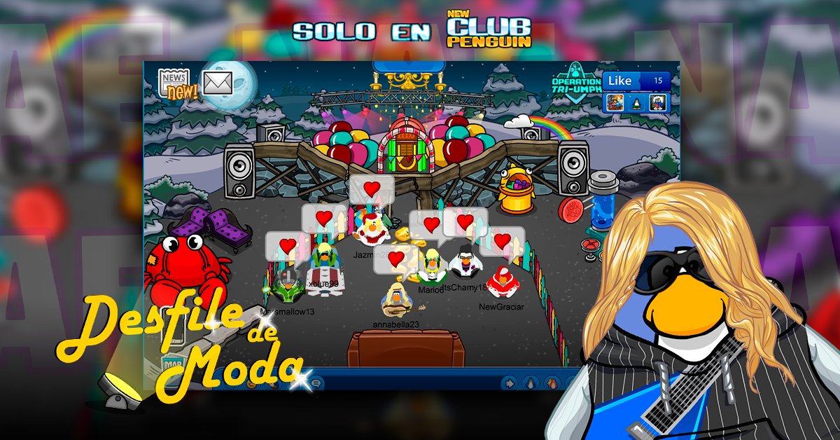 NAE_cp's tweet photo. Hoy en NAE, se realizó un fantástico ¡Desfile de Modas!, hosteado por XBlue. En donde todos deslumbraron con sus Outfits. ¡Muchas felicidades a Jazmin28 por haber sido la ganadora de este evento! Y muchas gracias a todos por venir. 🐧💜 https://t.co/RH683do1RS