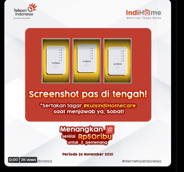anggunRF's tweet photo. @IndiHomeCare #KuisIndihomeCare yuhuuu https://t.co/uuNku7IcpS