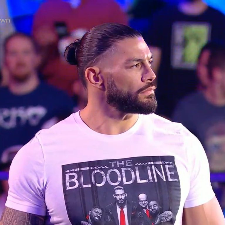 roman reigns in white shirt