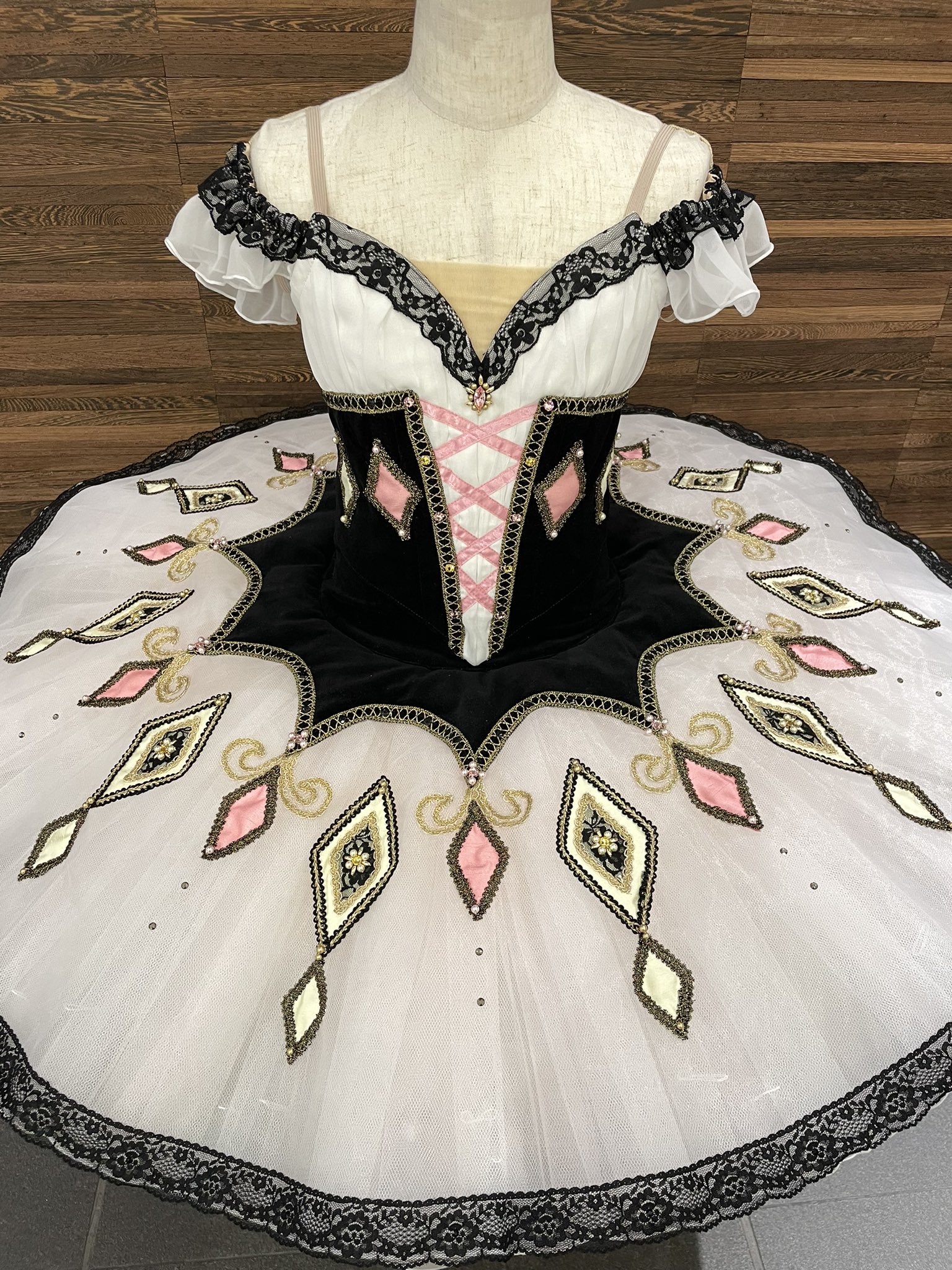 バレエ衣裳チャコットオーダー セパレート グリーン染め155cmぐらい S