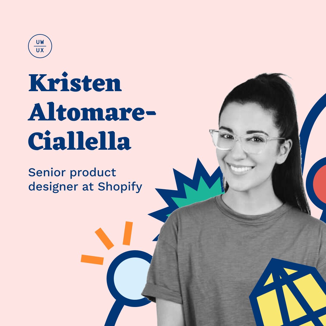 Next week we'll be joined by Kristen, senior product designer at Shopify (prev. SuperHi, Nike, Huge) as she shares shares how to use visual design as a strength, not a weakness ❤️

Register here: bit.ly/uwux-kristen
