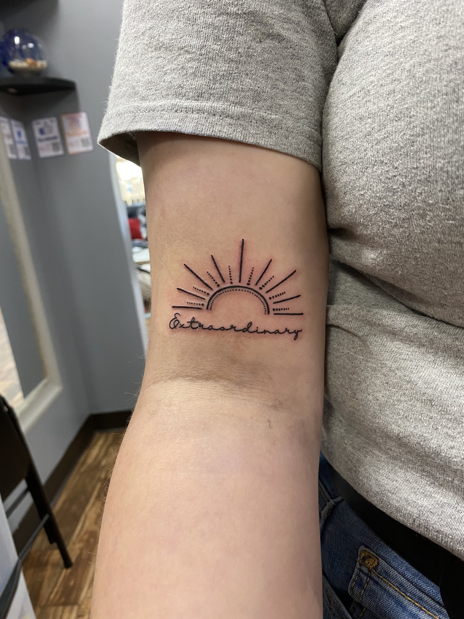 Discover more than 78 simple sunrise tattoo in.cdgdbentre