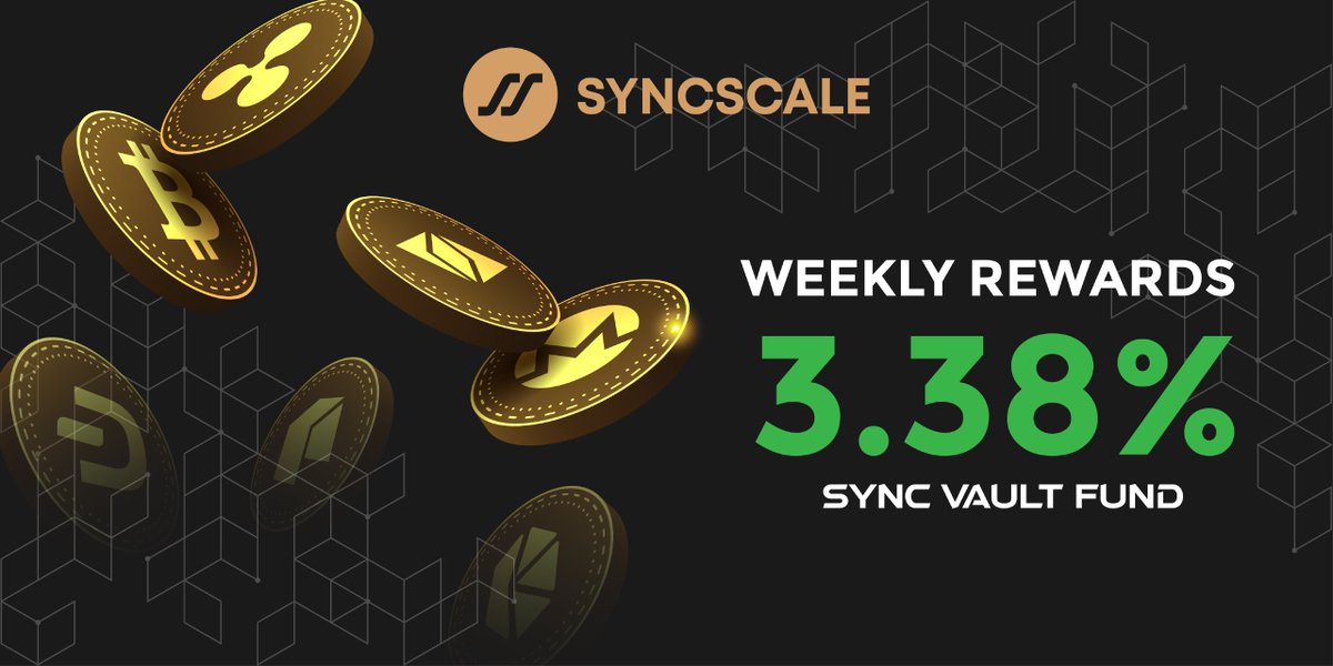 SYNCSCALE's tweet photo. Announcement: $SYNU dividend rewards have been automatically distributed to your account. 

Feel free to check your rewards! 
👉  https://t.co/kgqLABHDsG 

#Syncscale https://t.co/fh6ql5Br2N