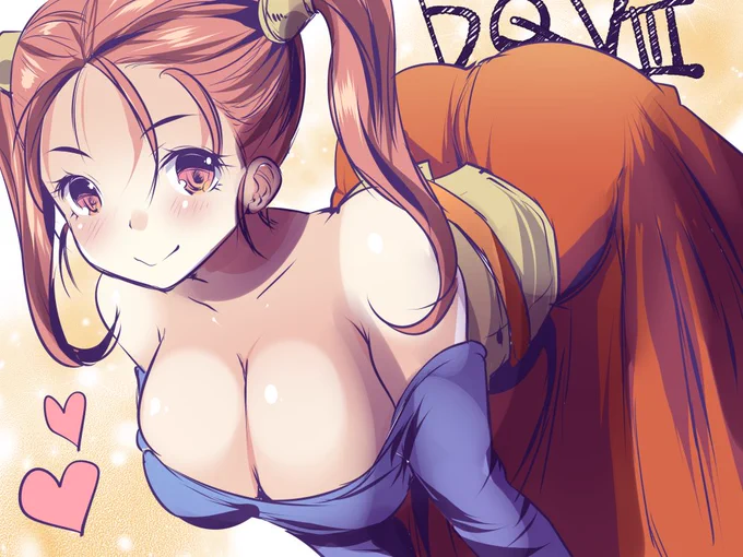 ドラクエ8が17周年らしいので、ゼシカ落書き!
描いたのは初めてかもー 