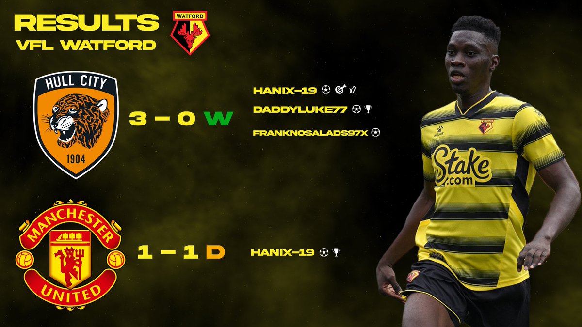 VFL_Watford_S49's tweet image. 🏴󠁧󠁢󠁥󠁮󠁧󠁿 MATCHDAY FOUR RESULTS 🏴󠁧󠁢󠁥󠁮󠁧󠁿

Unfortunate to not keep the win streak going but we remain unbeaten.

Ggs to our opponents 👊

@TheVFL_