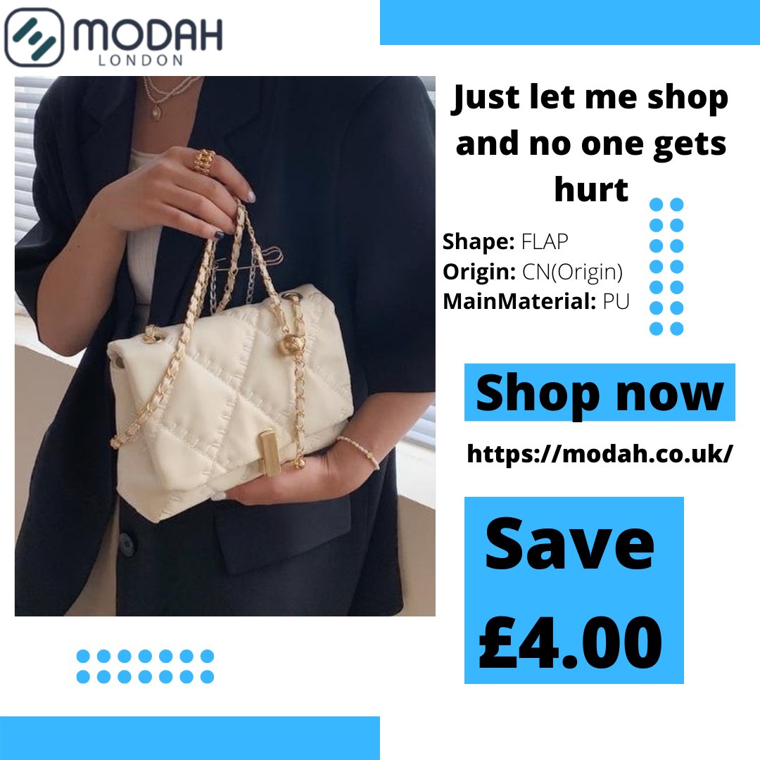 ModahLondon's tweet image. Ladies shoulder bags &amp;amp; purses👛, We are more than just a brand. We aim to inspire confidence in our customers when it comes to how they bags, purse and present themselves to the world, 
Best quality with reasonable price:
Visit:
modah.co.uk/products/new-c…

#shoulderbag #bag #handbag