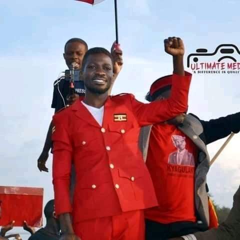 WOmubanda's tweet photo. @FoxNews Congratulations to the legally elected 10th President of the Republic of Uganda, His Excellency Kyagulanyi Robert @HEBobiwine. FROM THE GHETTO TO PRESIDENCY
The Servant President 
BOBI WINE SAVING THE FUTURE OF UGANDA!
@FRANCE24
@Tech_NYT
@Trussliz
@vicky
@CNN
@WorldBank
@IMFNews https://t.co/aUjBfahbE9