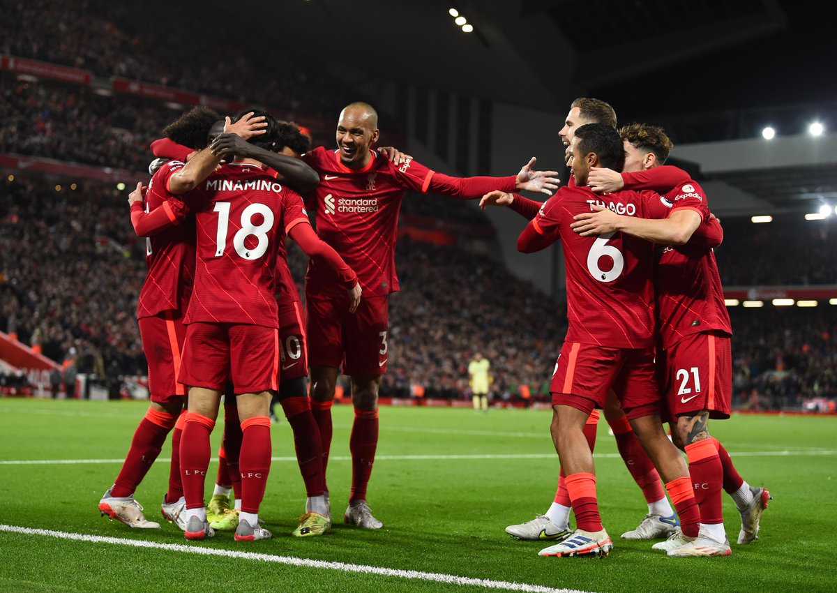 premierleague's tweet photo. 🔴 Liverpool are the only team to scored in all 12 of their #PL matches this season 🔴

@LFC | #LIVSOU https://t.co/jtW7oxz2X9
