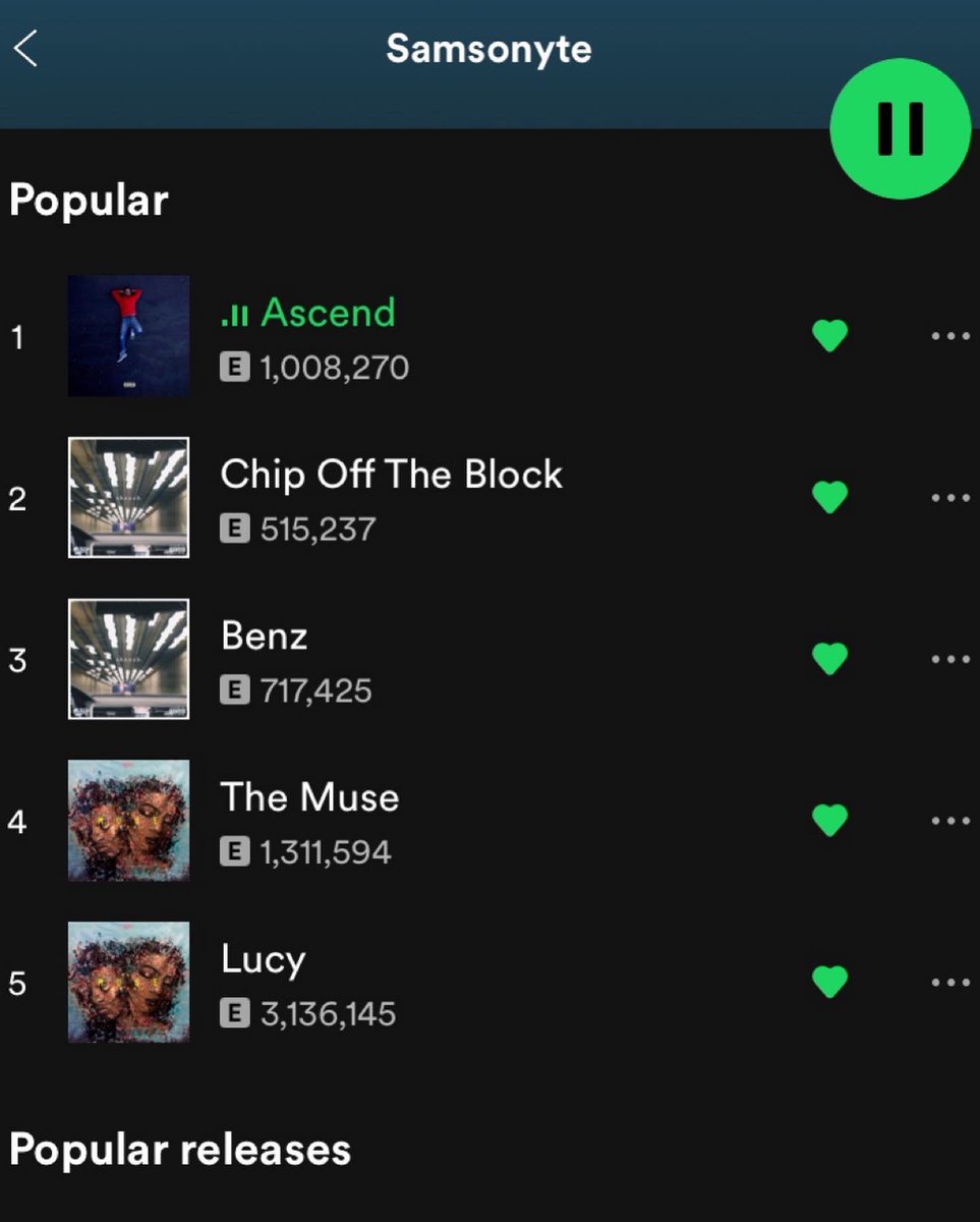 ‘Ascend’ recently hit a million streams.  🥂 

It’s the first track of mine, entirely produced by me, to reach that landmark. Thank you 🙏🏾

New music on Monday!