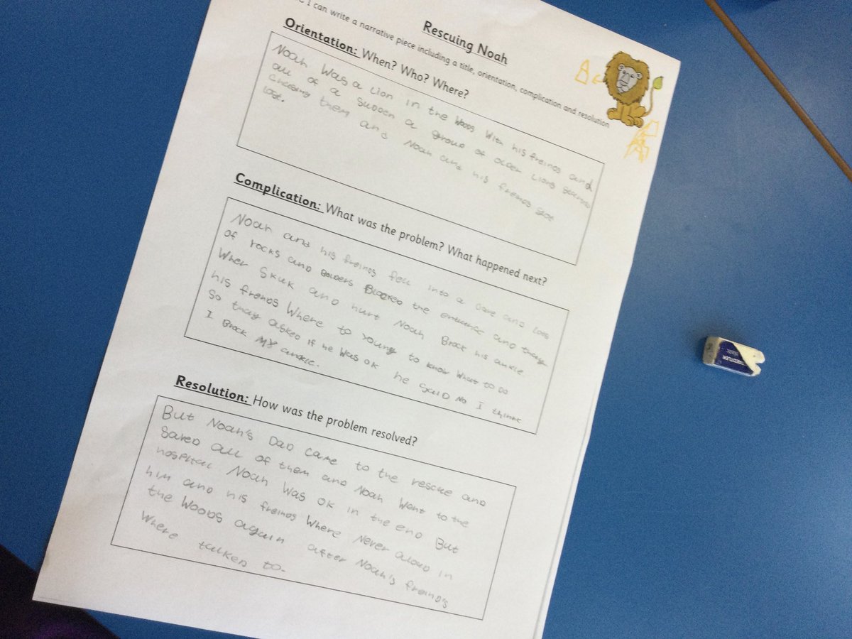 MissRGordon's tweet photo. This week in P5 we also started looking at Narrative writing! We talked about the structure and language that is used and were then tasked to write our own. Working with a partner we produced excellent stories making sure we had all 4 parts included📝🌟@TEAMUphallPS https://t.co/MzuiPH2aDK