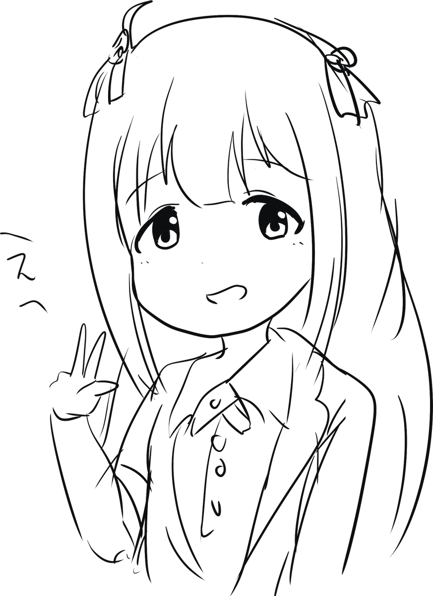 髪下ろしかわいすぎ 