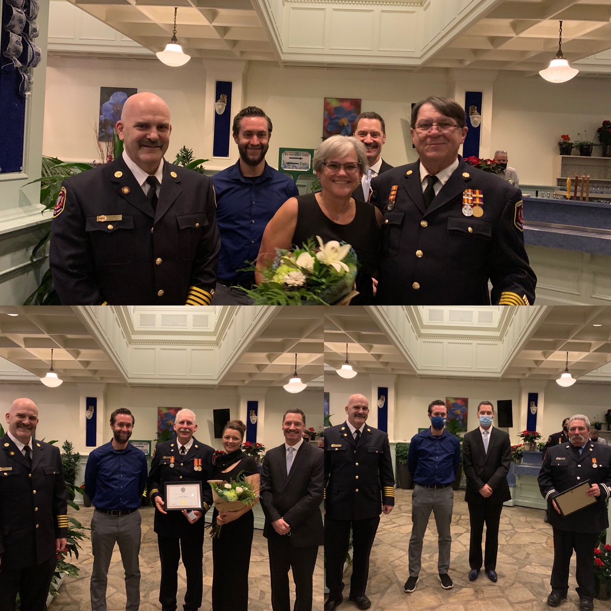 CSaanichFire's tweet image. What an evening. Thank you to @butchartgardens for being wonderful hosts for our Annual Firefighter Appreciation Dinner. Long Service Awards included 5, 10, 15, 25, 35 &amp;amp; 45 yrs of service. Amazing! Thank you for the dedication to our dept &amp;amp; most of all our community. #CSaan