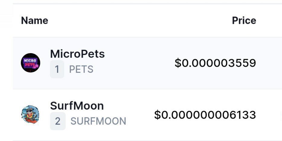 #SurfMoon is #CoinMarketCap top 2 #cmc #trending #crypto #bsc #Binance #btc #eth #memecoin #shiba #safemoon #catecoin #hoge