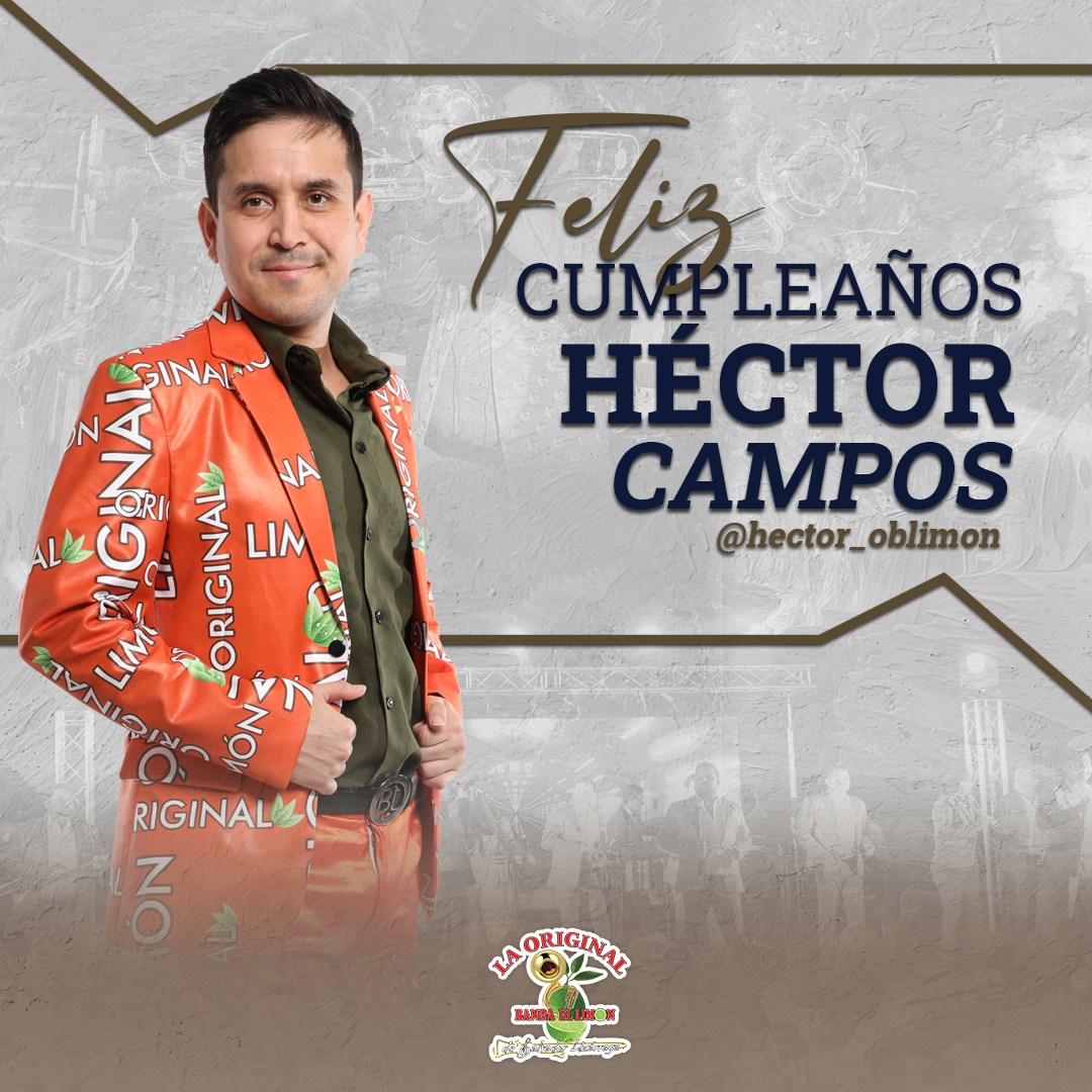 OriginalLimonSL's tweet photo. Feliz cumpleaños a nuestro querido amigo y compañero Héctor Campos, de parte de toda #LaOriginal te deseamos un estupendo día 🥳🍋
Déjale tu saludo en comentarios 👇
.
.
.
#EsLaOriginal #EsElLimón #OBLSL #Originales #Música #Banda #ElPresenteEsLoQueCuenta https://t.co/M5zJ8e1qKd