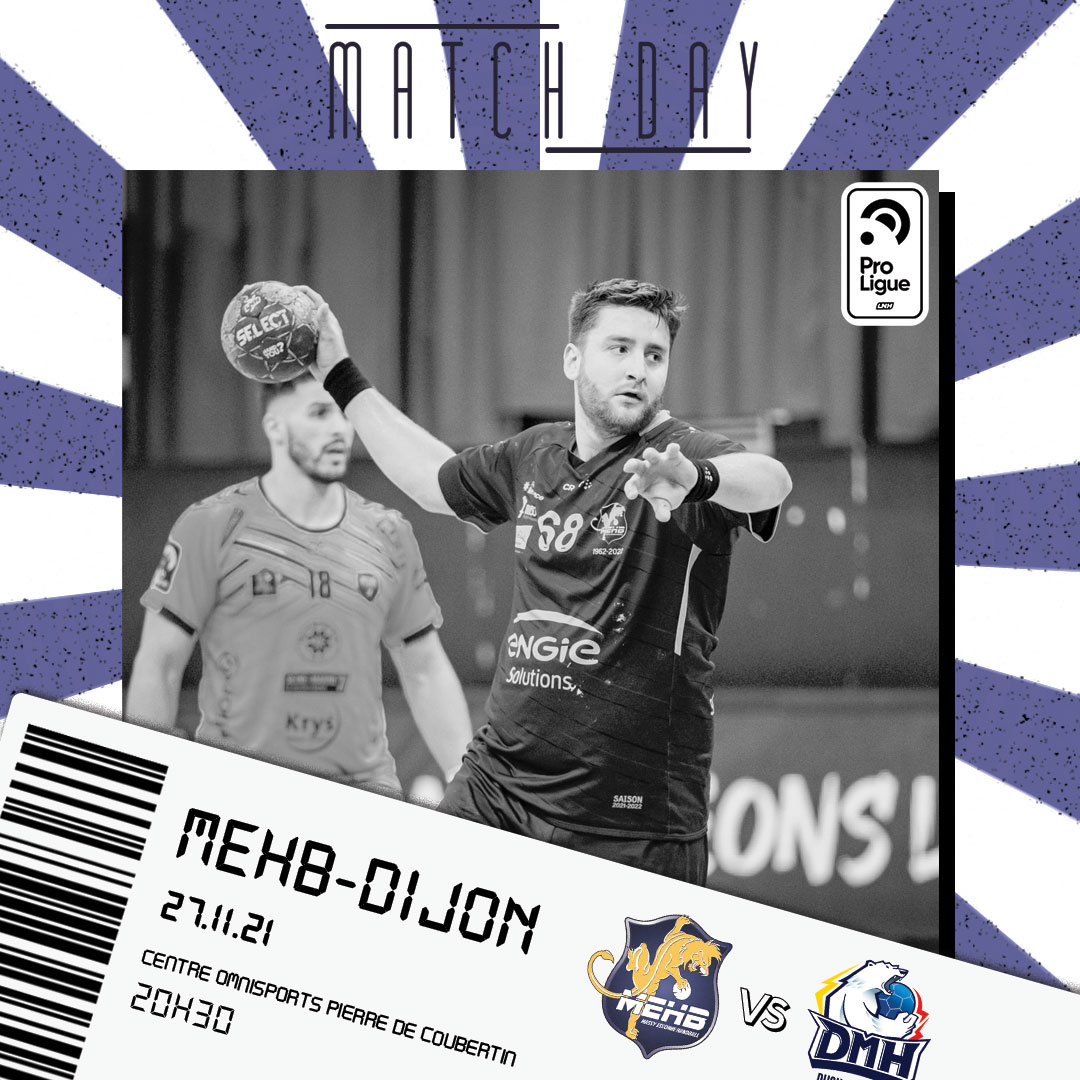 MEHB_officiel's tweet photo. 🦁 𝕄𝕒𝕥𝕔𝕙 𝔻𝕒𝕪
🆚 @DMH_Officiel
📆 27/11/21
⏰ 20h30
🏟 Centre Omnisports Pierre de Coubertin
⚠ Le #MEHB vous propose à 17h30, le match des U18 contre Mainvilliers-Chartres en ouverture de la rencontre de ProLigue !
LET'S GO LIONS https://t.co/RNcv6ypEx0