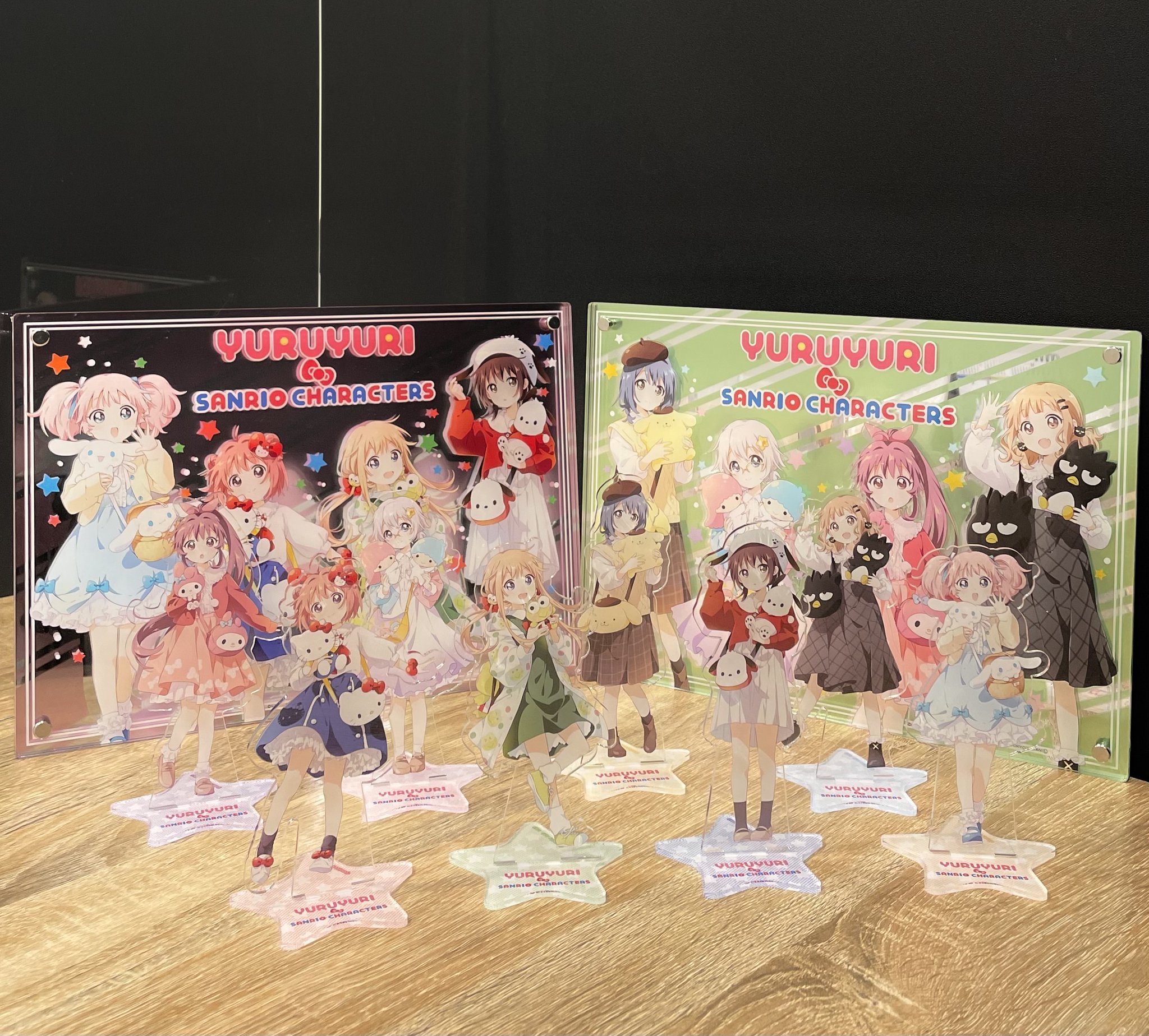 雑貨　生徒会ver. プレミアム3層パネル 「ゆるゆり×サンリオキャラクターズ PremiumShop」 駿河屋 -<中古>生徒会ver. プレミアム3層パネル 「ゆるゆり