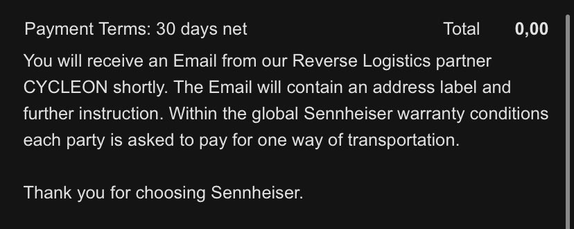 strzfe's tweet photo. @Sennheiser_UK Opened a support ticket to this and still haven’t received any follow up email to return ?! https://t.co/N5xQv8udd1