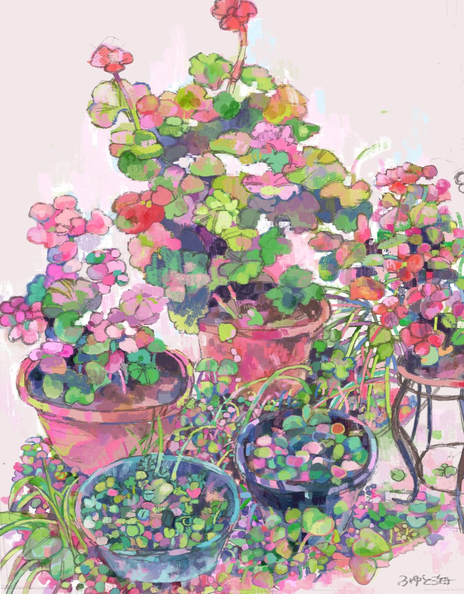 「mini garden 」|ふゆと海のイラスト