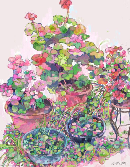 「植木鉢 風景」のTwitter画像/イラスト(人気順)