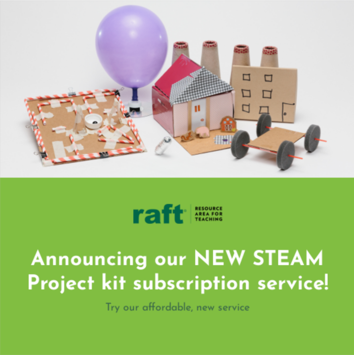 RAFTBayArea's tweet photo. Announcing RAFT's NEW affordable STEAM Project Kit subscription service!
Learn more here: https://t.co/3j1Iv2EKia or read more on our blog: https://t.co/320Zw0wgn8
#STEAMsubscription #STEAMLearning #STEAMKit #STEAMProject #HandsonSTEAM https://t.co/wNNK2KHP3D