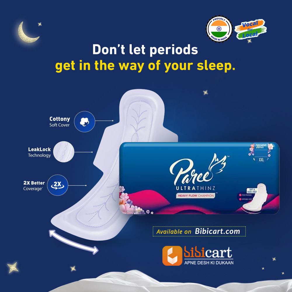 Don't let period get in the way of your sleep!!
Paree Ultra Thinz pads are super absorbent sanitary pads designed to keep you feeling comfortable even on days when you are experiencing heavy flow.
#SleepWorryFree  #PeriodNights #PeriodProtection