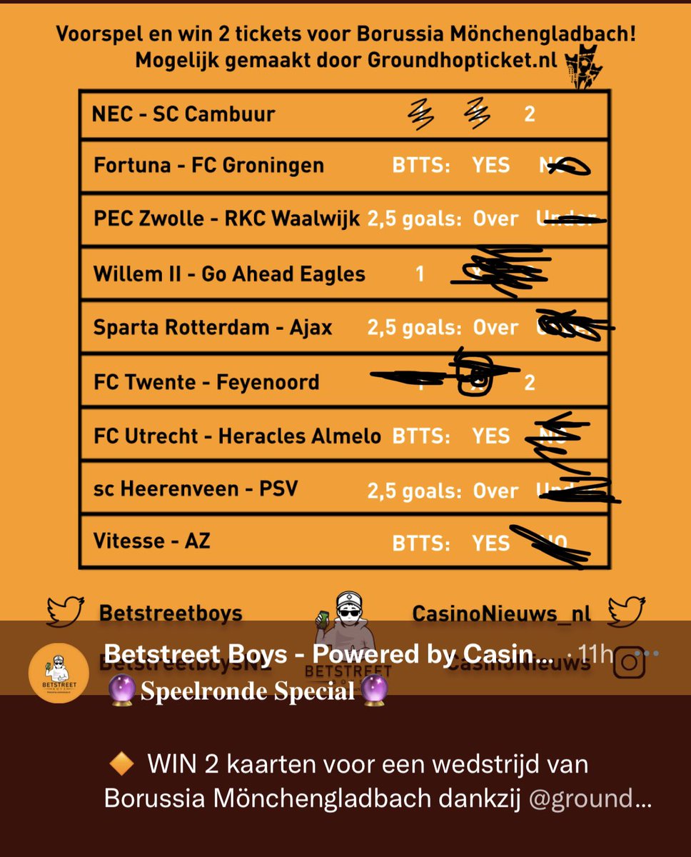 BobbyvdH's tweet photo. @BetStreetBoys @groundhopticket https://t.co/bWIlDMT6GI