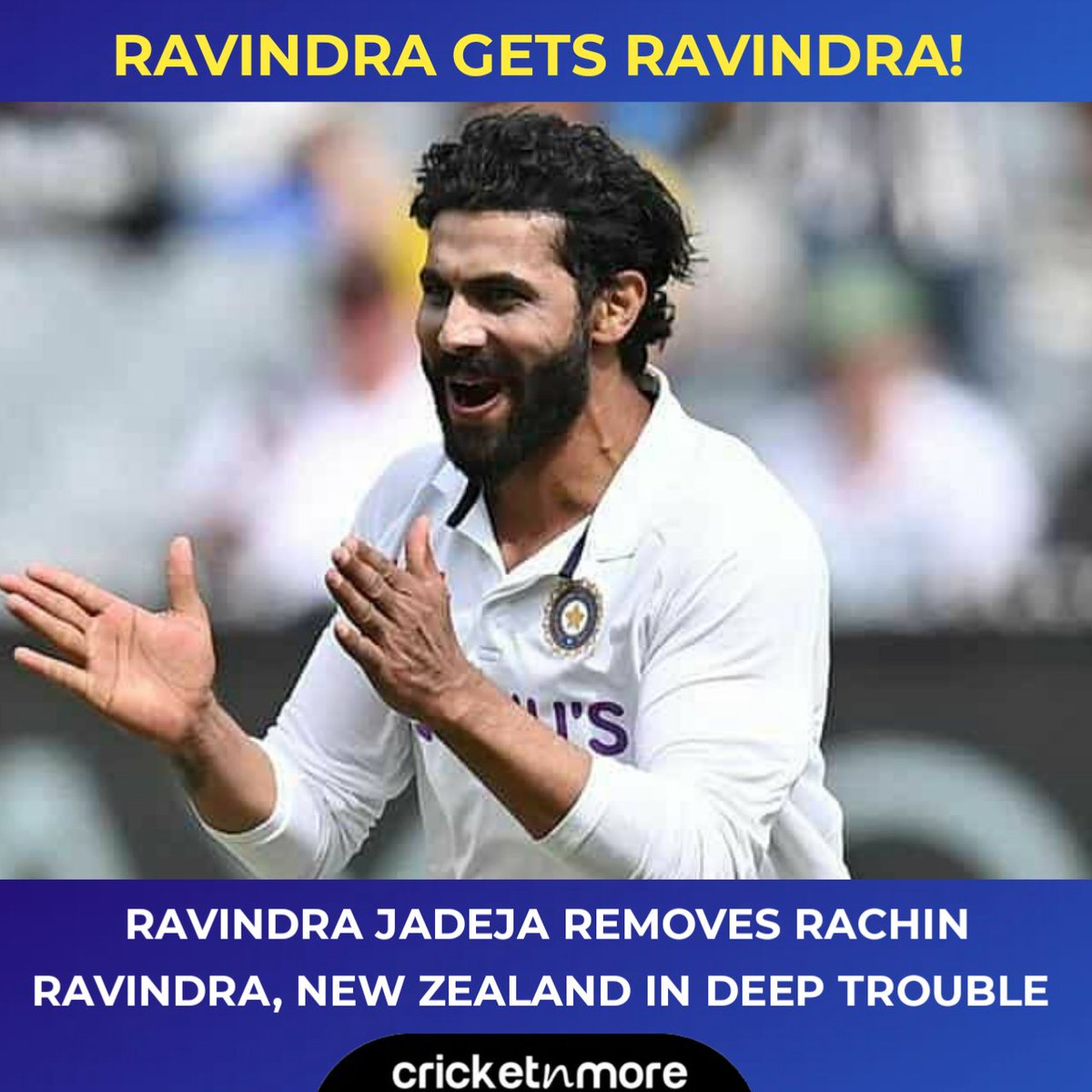 New Zealand 6 Down!!
.
.
#Cricket #indiancricket #teamindia #INDvNZ #RavindraJadeja #rachinravindra