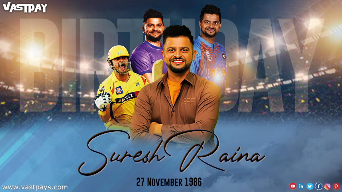 pay_vast's tweet photo. Many returns of the day who win millions of hearts with his bating style. In our viewpoint, you are one of the best cricketers in world cricket.

https://t.co/Mn3wrvC1ee

#VastPay #OnePlatFormForAllPayments #HappyBirthdayRaina #HappyBirthday #Raina #SureshRaina #IndianCricketTeam https://t.co/L0YAsg55rr