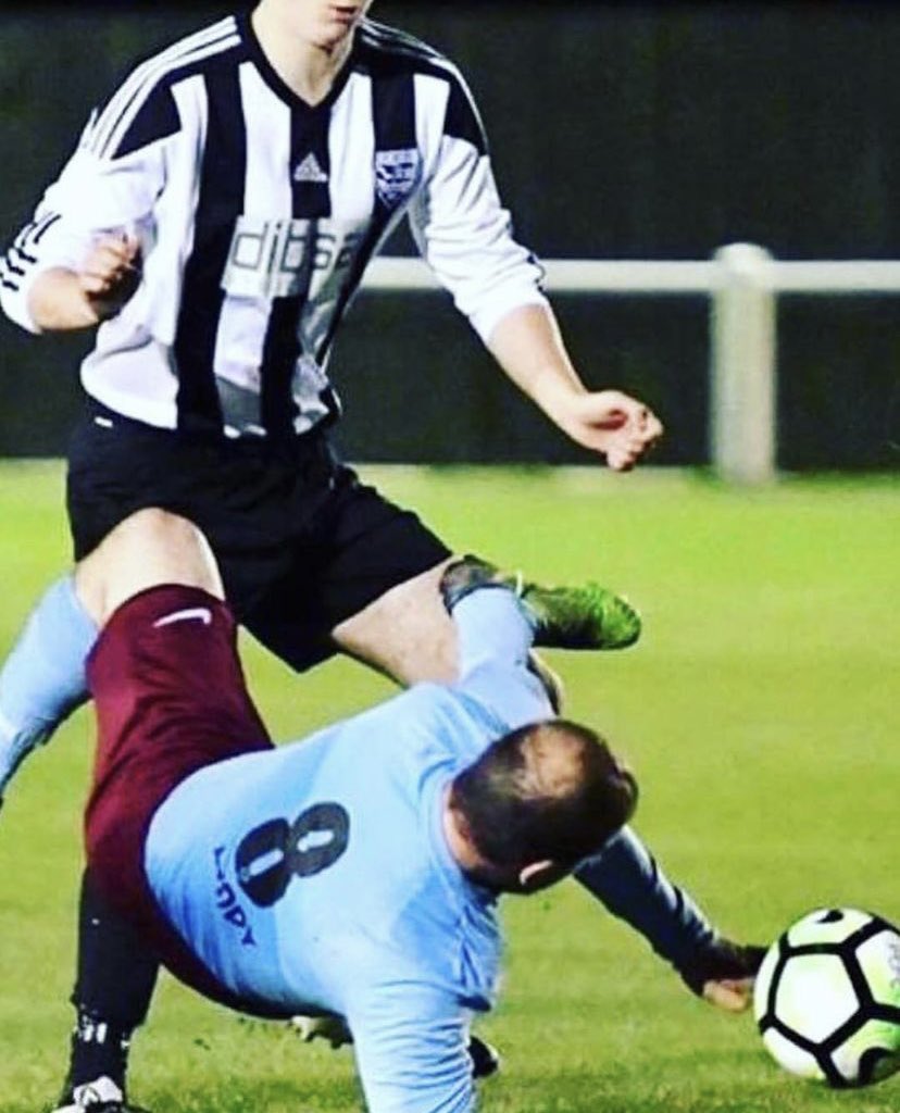 All the best to our now retired box to box midfielder 👀, and current first team gaffer, Chippy, who ties the knot today 👰💒 

We wish you both a great day and a very happy future together! 

Not sure about this tackle though!?